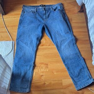 Classic Denim Straight-Leg Jeans